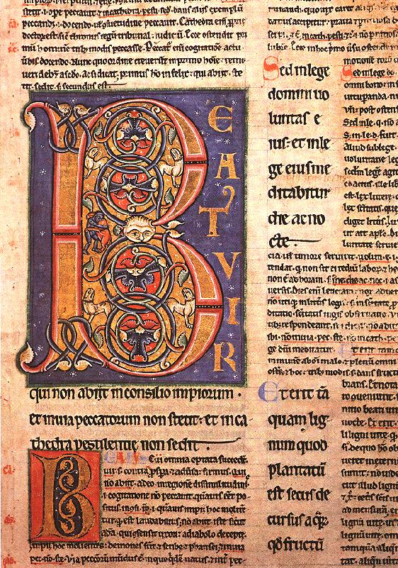 Comments on Psalms English, c. 1200